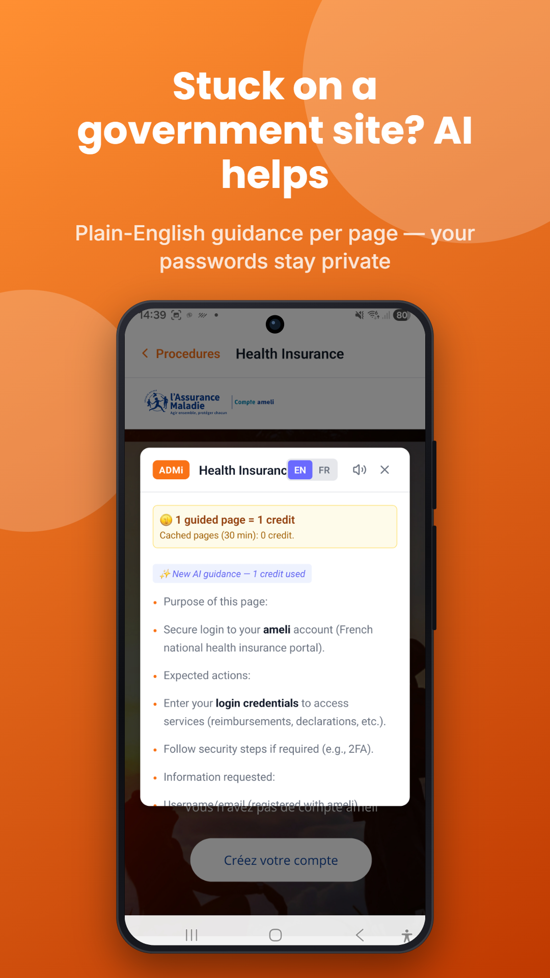 Guide for French Procedures annotating Ameli in real time