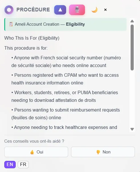AdminLanding Guide — Step-by-step procedure tracking