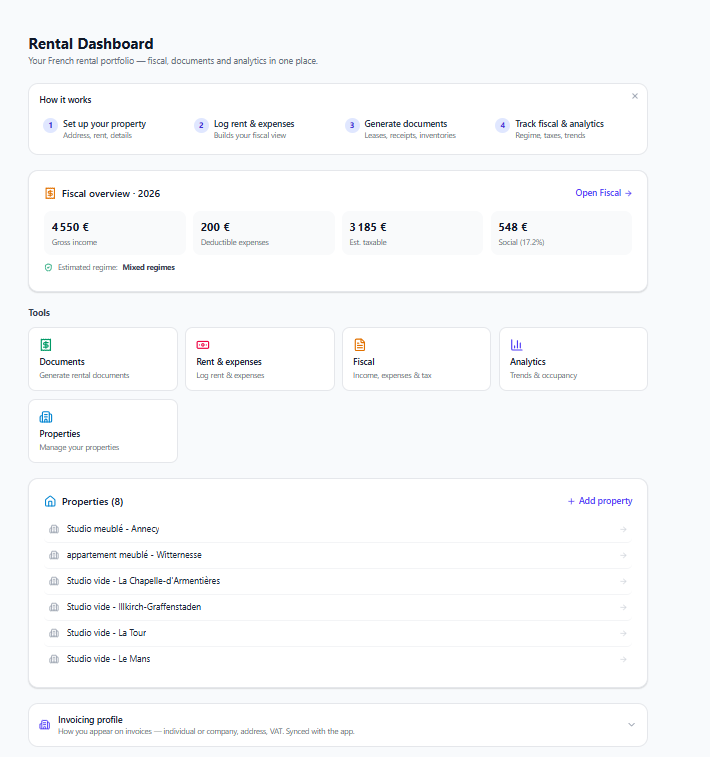 Web dashboard